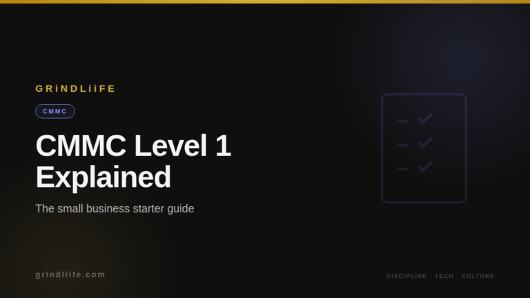 CMMC Level 1 Explained: The Small Business Starter Guide